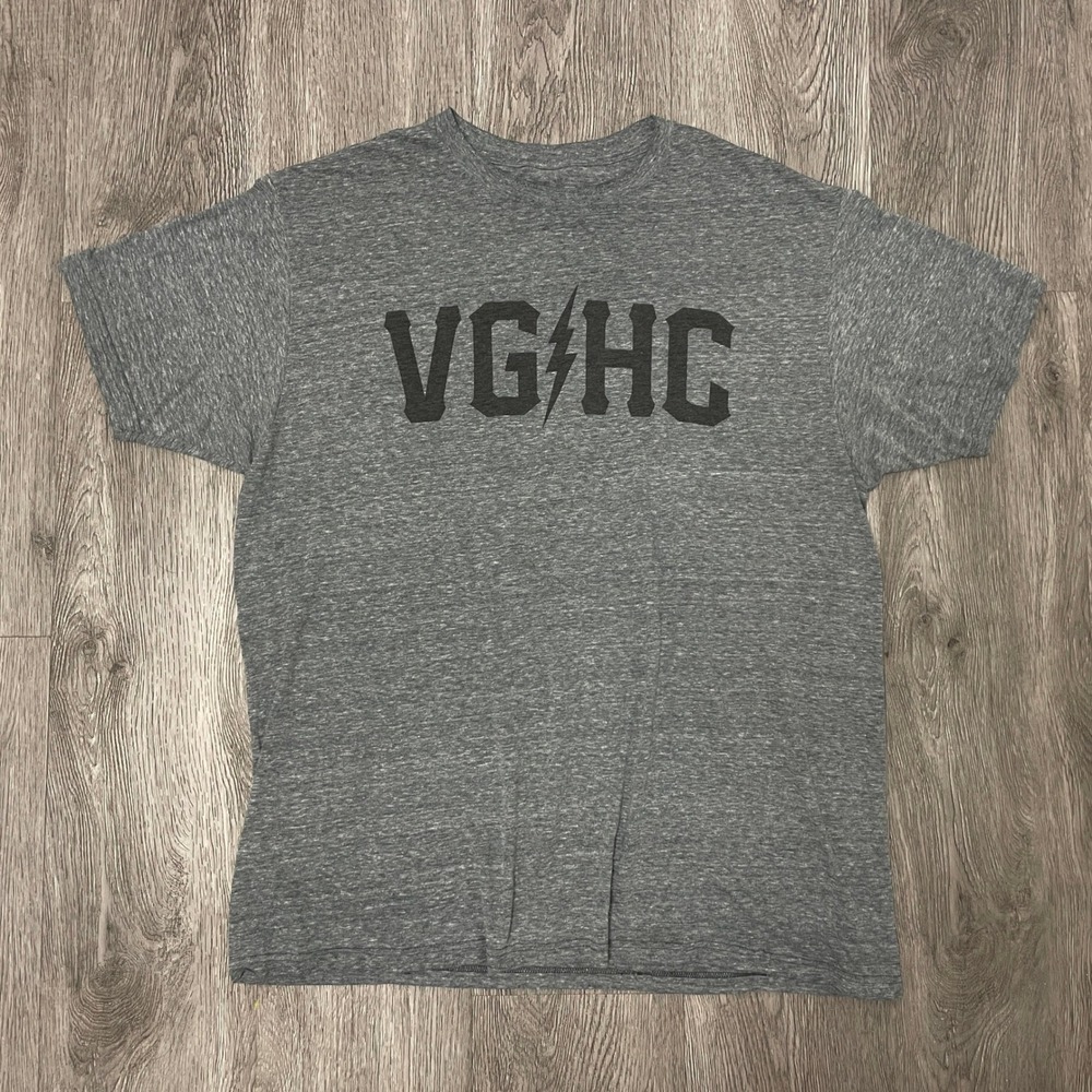 Violent Gentlemen T Shirt Mens XL Gray VGHC Hockey Club Graphic Short Sleeve Tee